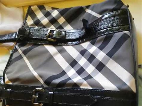 cleaning burberry canvas check bag|how to clean Burberry bag.